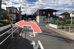 徳重・野並方面からお越しの場合4